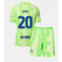 Barcelona Dani Olmo #20 Kolmas Peliasu Lasten 2024-25 Lyhythihainen (+ Lyhyet housut)